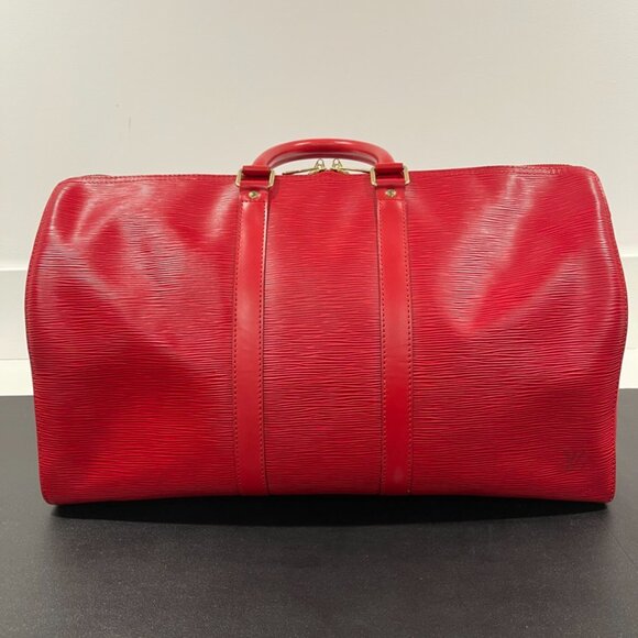 Louis Vuitton Epi Leather Weekender Bag 45 Vintage (176315) - Picture 2 of 13